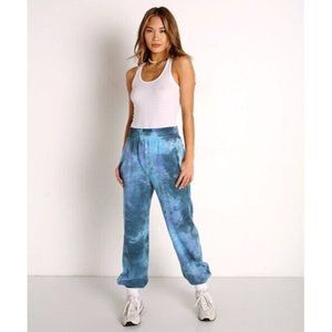 NUX Active Sunday Sweat Pant in Blue Galaxy Size XS New with Tags Tie Dye Jogger